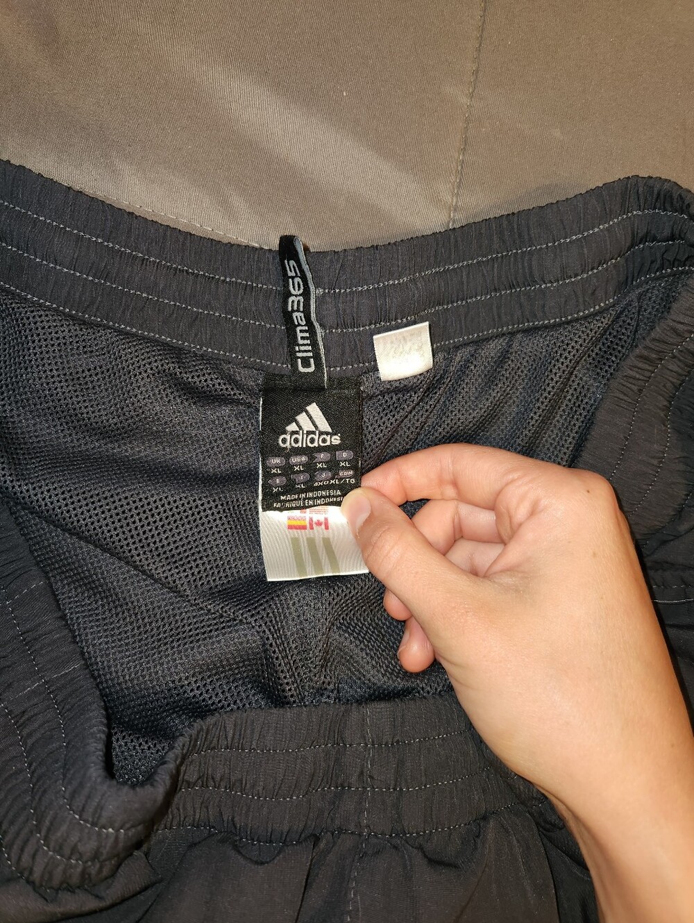 Adidas Men's Clima365 Sweatpants With Adjustable Zippers XL Charcoal & Gray - Picture 2 of 6